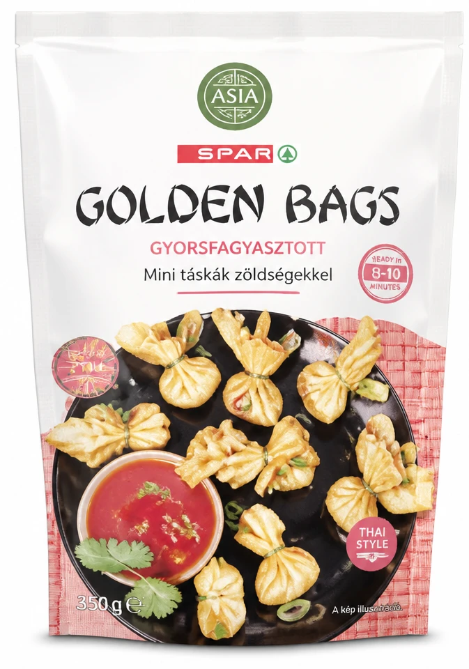 SPAR Asia Golden Bags gyorsfagyasztott