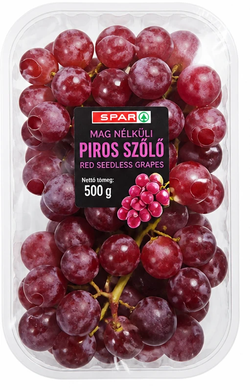 Mag nélküli piros szőlő