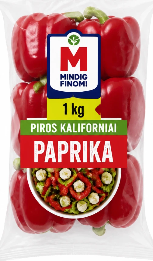 Piros kaliforniai paprika
