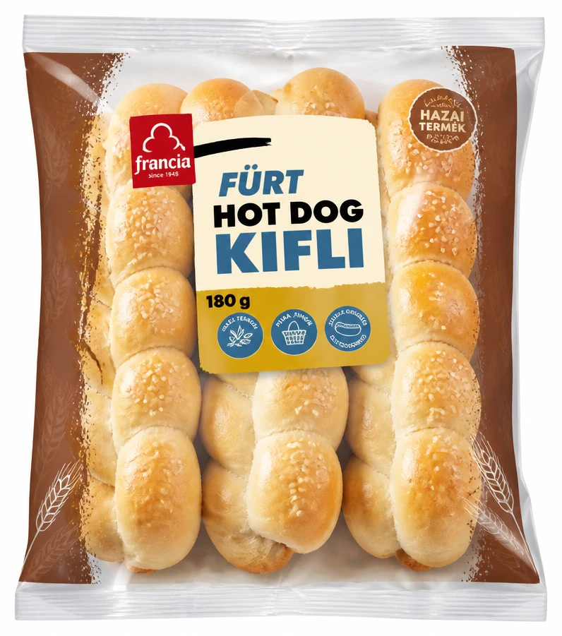Francia fürt hot dog kifli