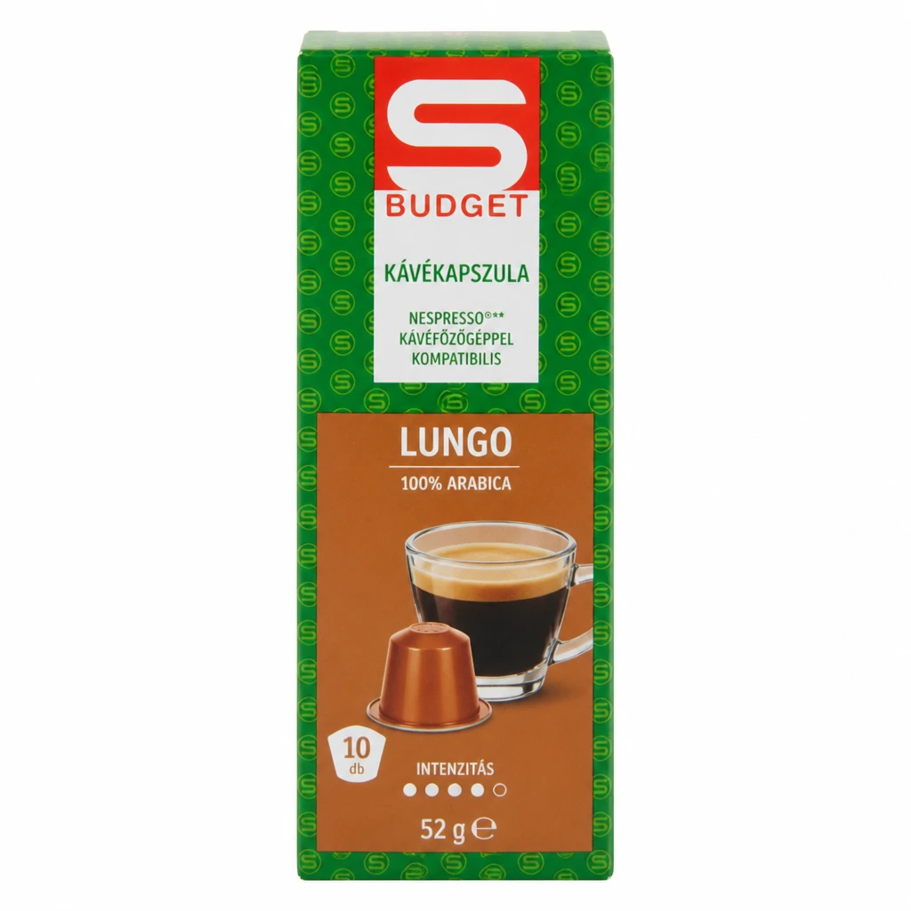 S-Budget kávékapszula
