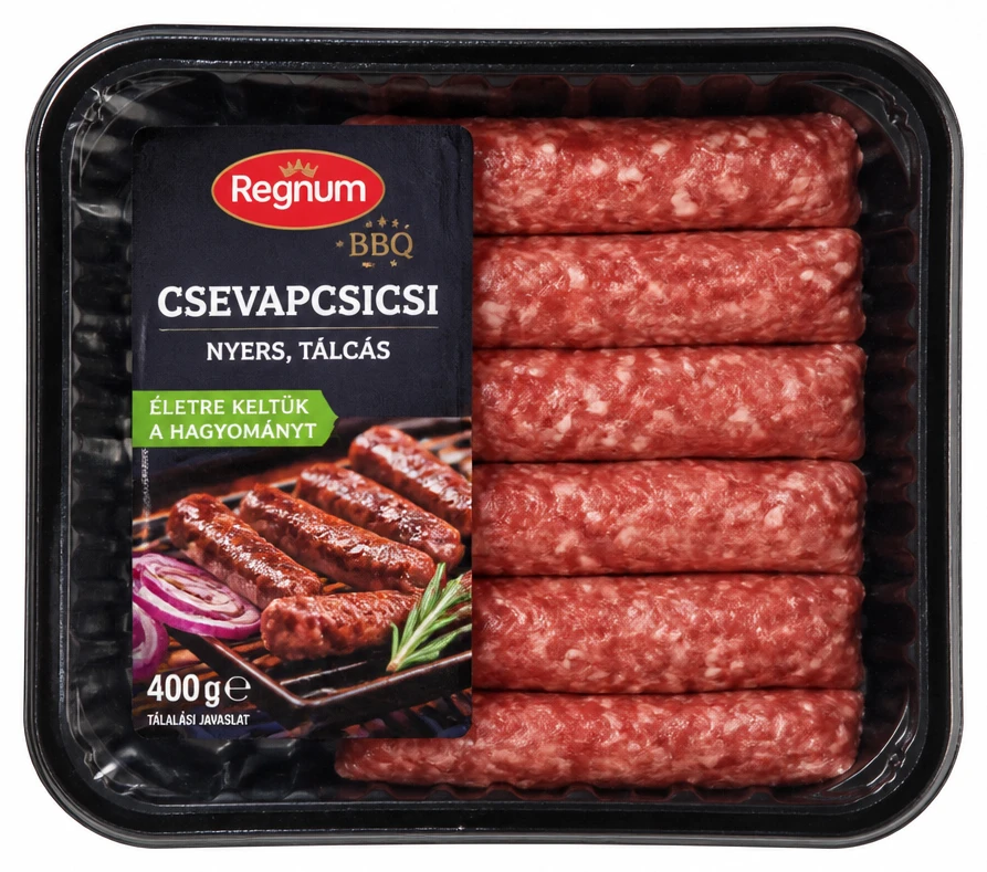 Regnum BBQ csevapcsicsi nyers, tálcás