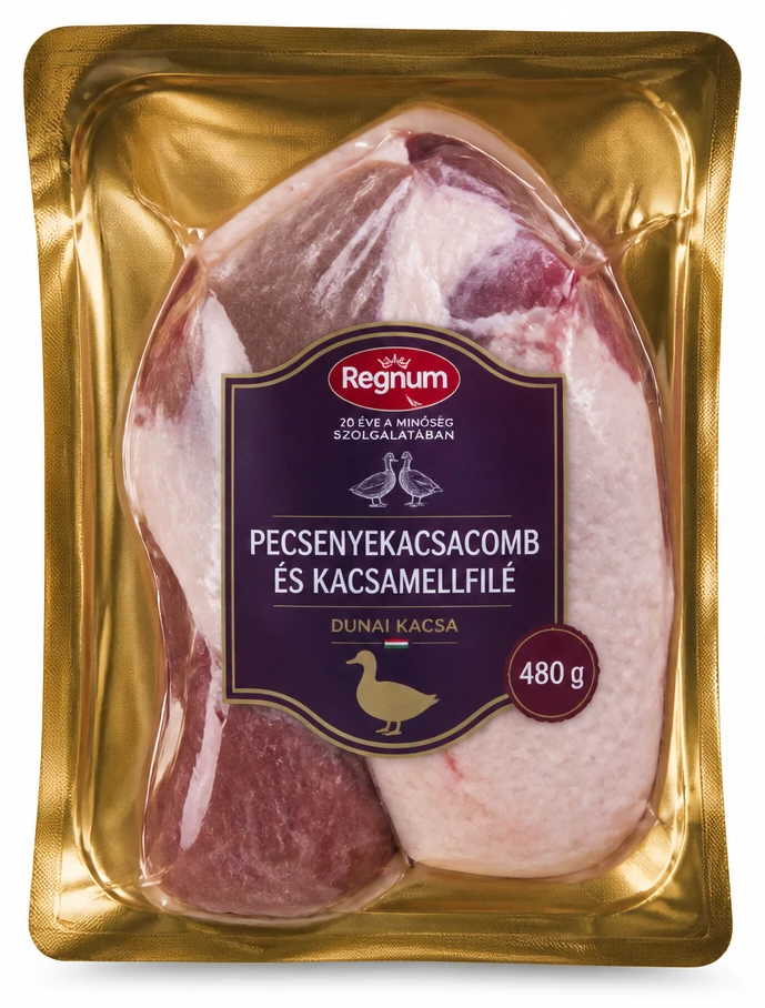 Pecsenyekacsacomb és kacsamellfilé