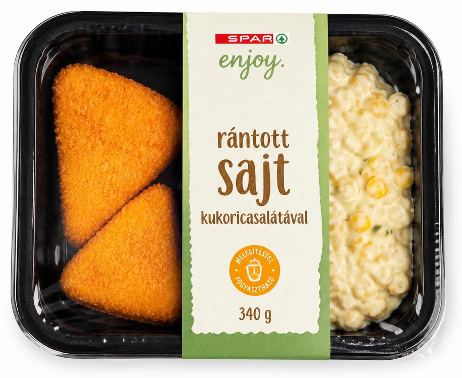 SPAR enjoy. rántott sajt kukoricasalátával