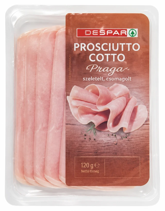 DESPAR Prosciutto Cotto Praga szeletelt, csomagolt