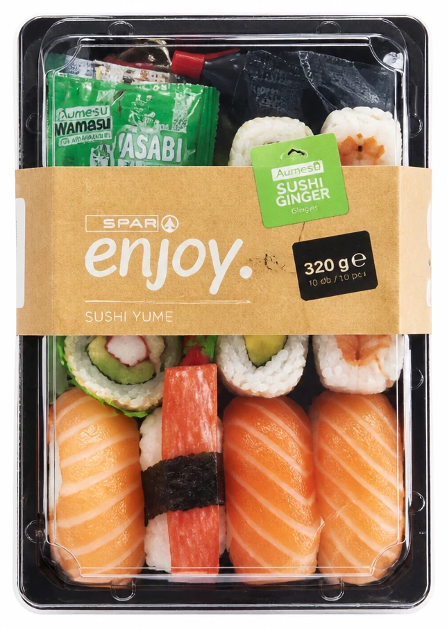 SPAR enjoy. Sushi Yume csomagolt