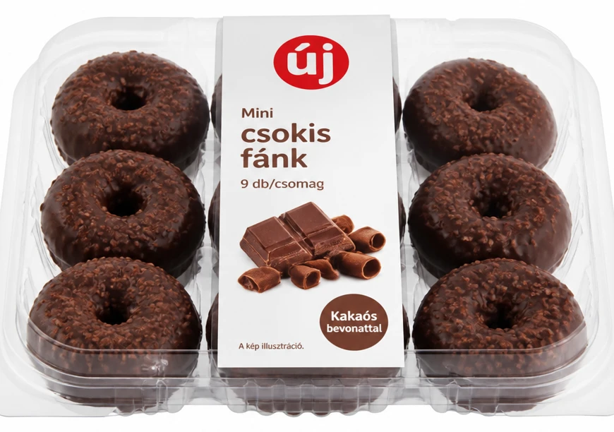 Mini csokis fánk
