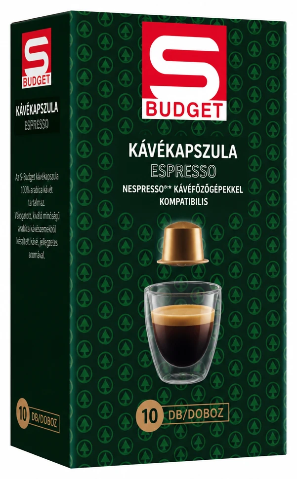S-Budget kávékapszula