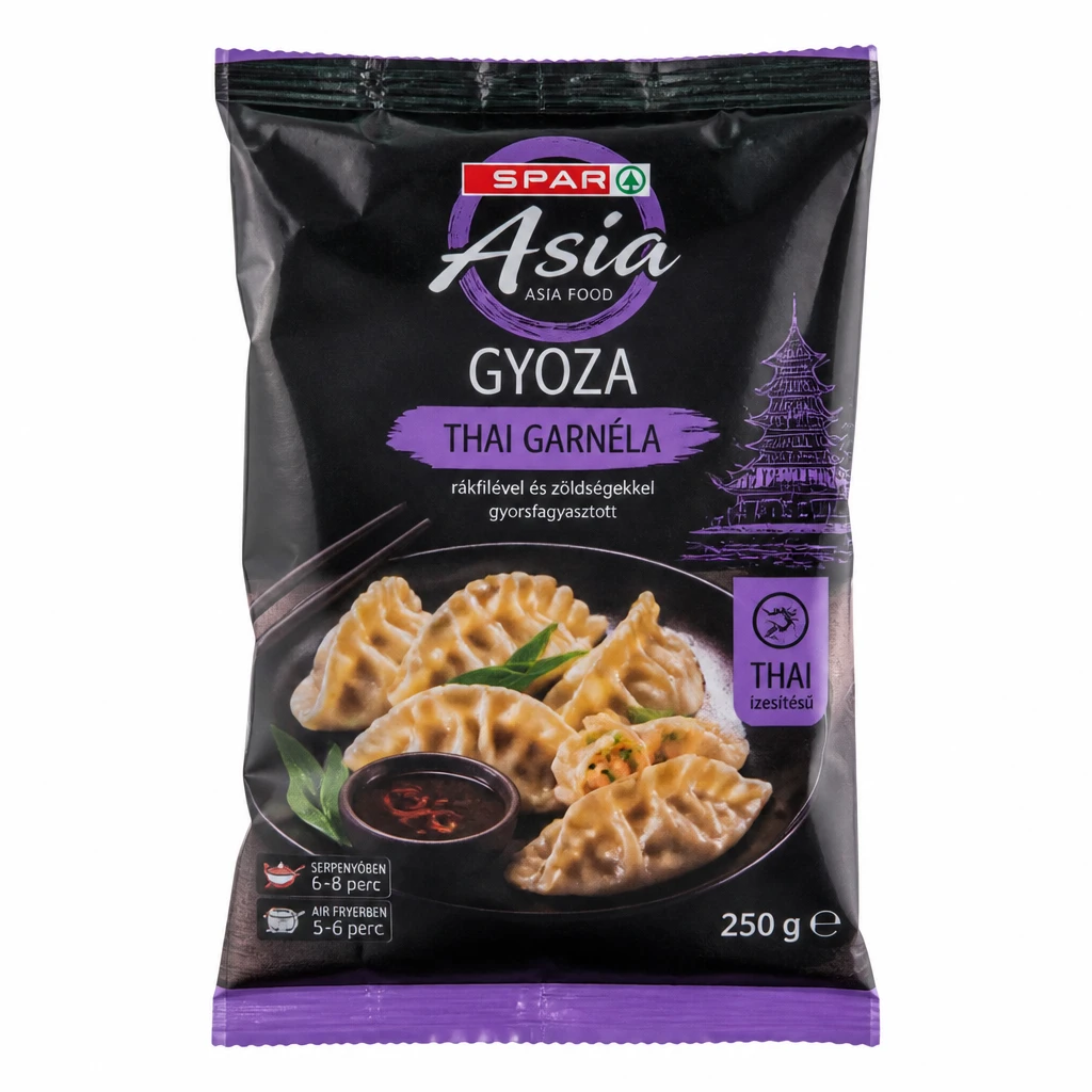 SPAR Asia gyoza thai garnéla