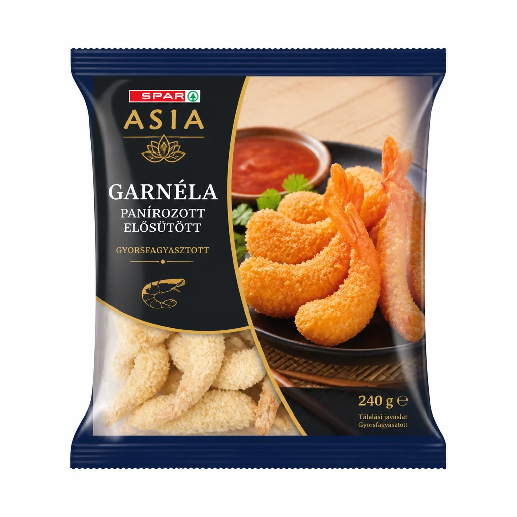 SPAR Asia garnéla panírozott elősütött