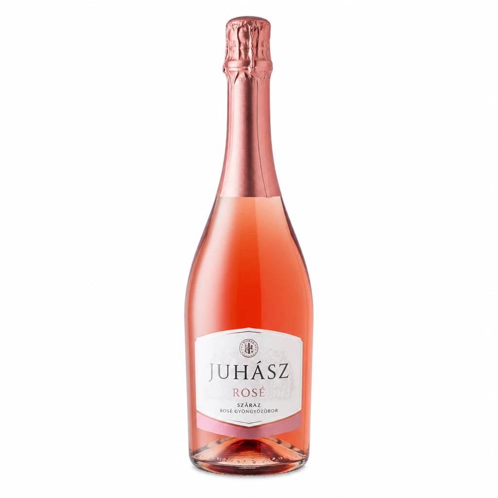 Juhász Rosé száraz rosé gyöngyözőbor