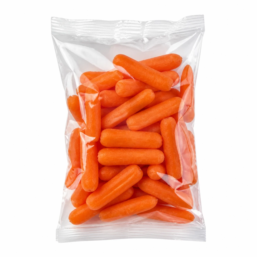 Snack sárgarépa csomagolt