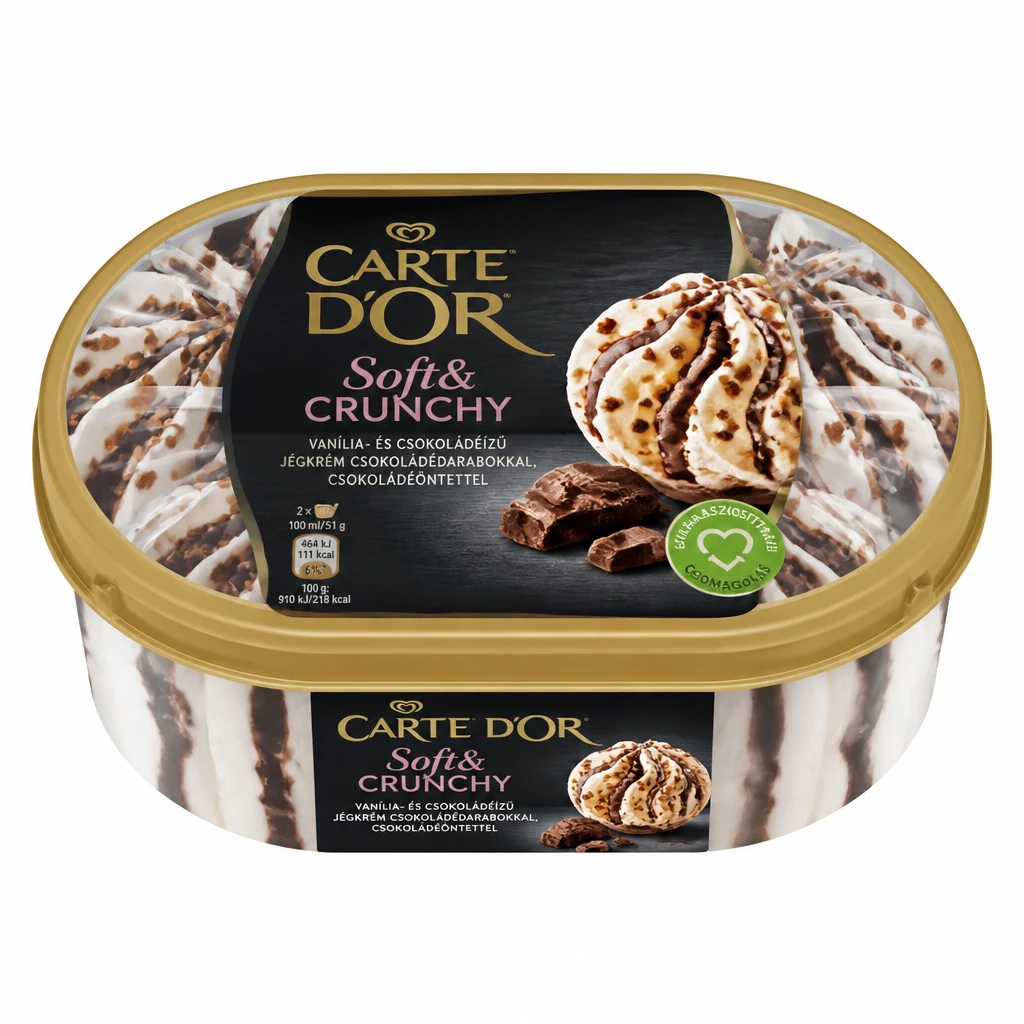 Carte d’Or jégkrém Soft&Crunchy