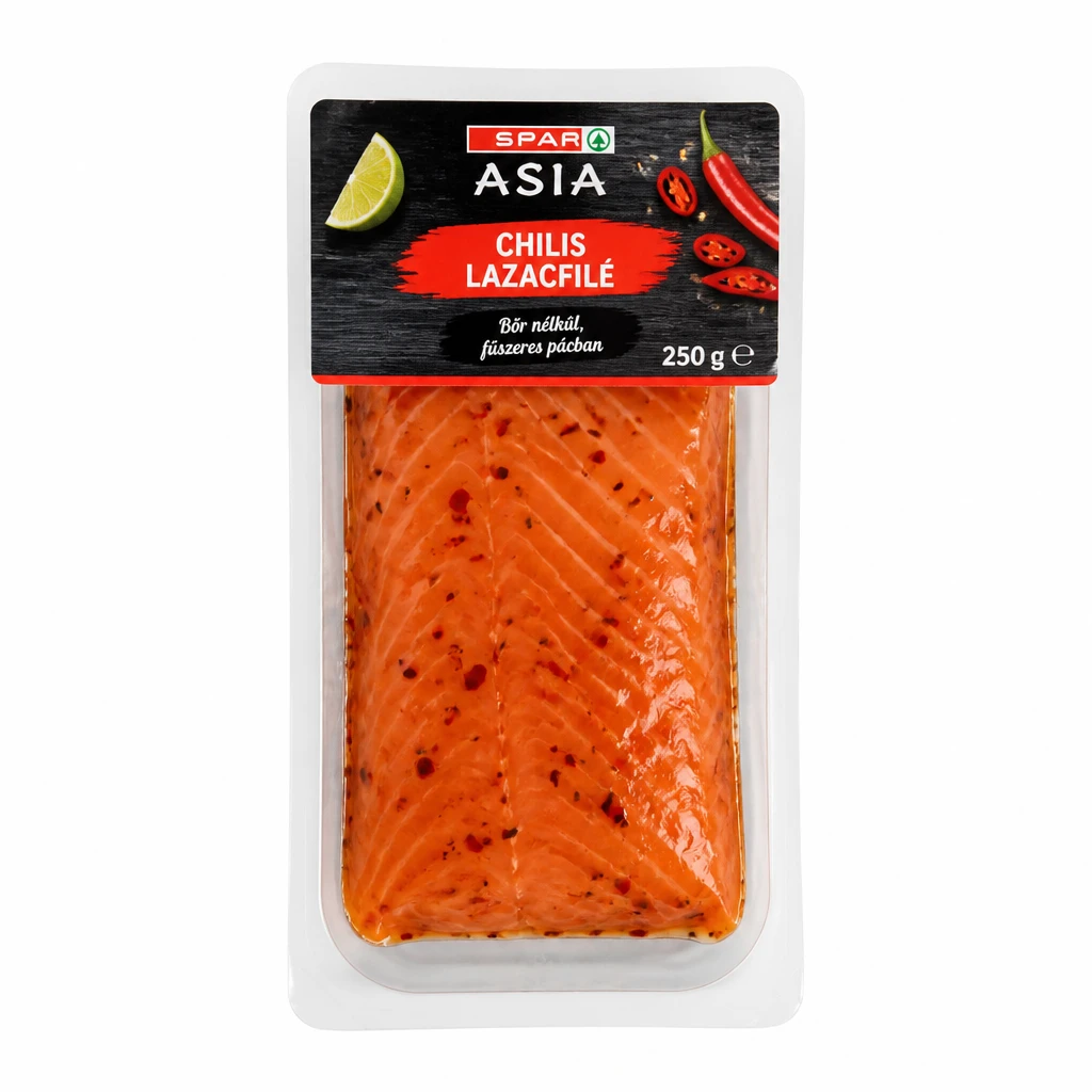 SPAR Asia chilis lazacfilé csomagolt