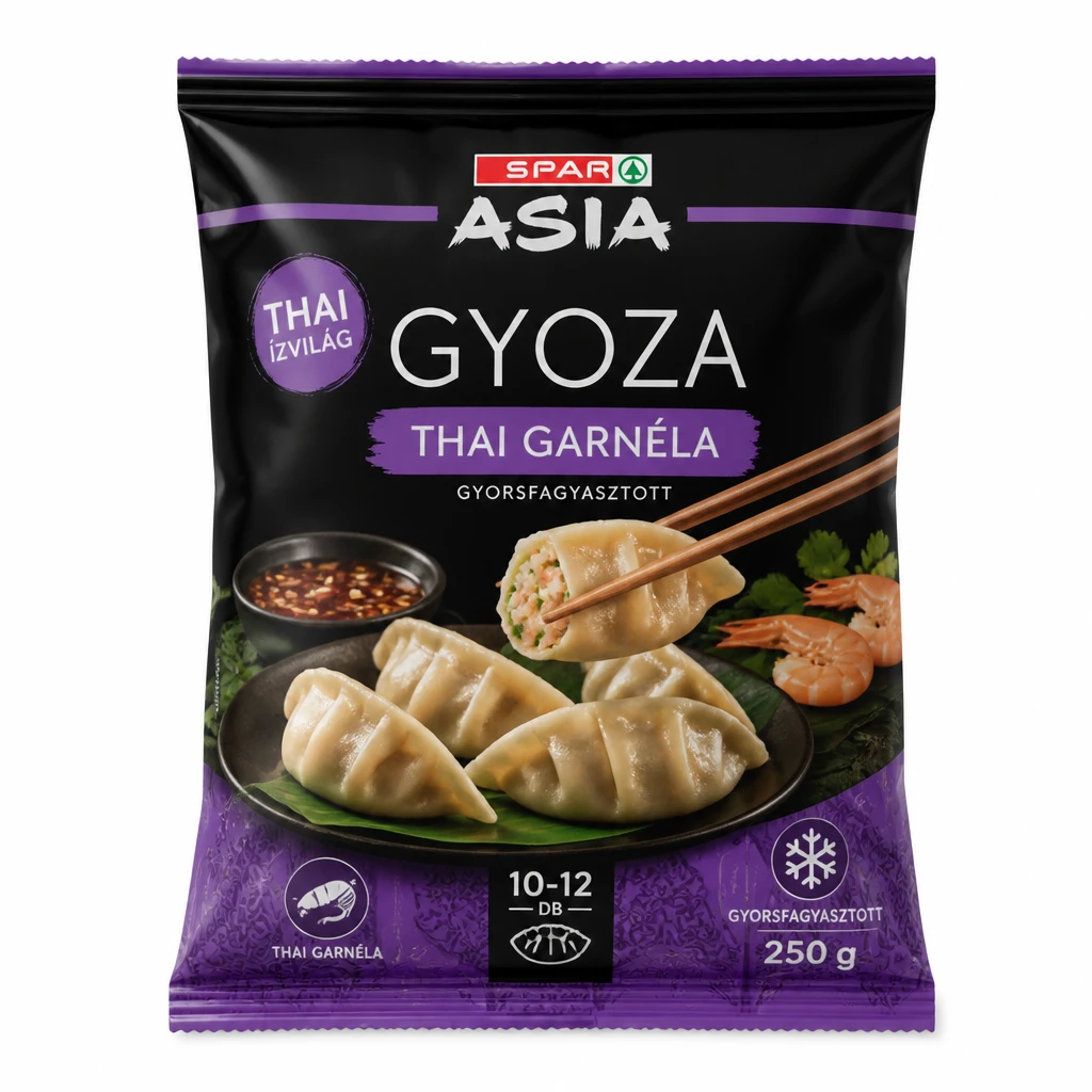 SPAR Asia gyoza thai garnéla gyorsfagyasztott