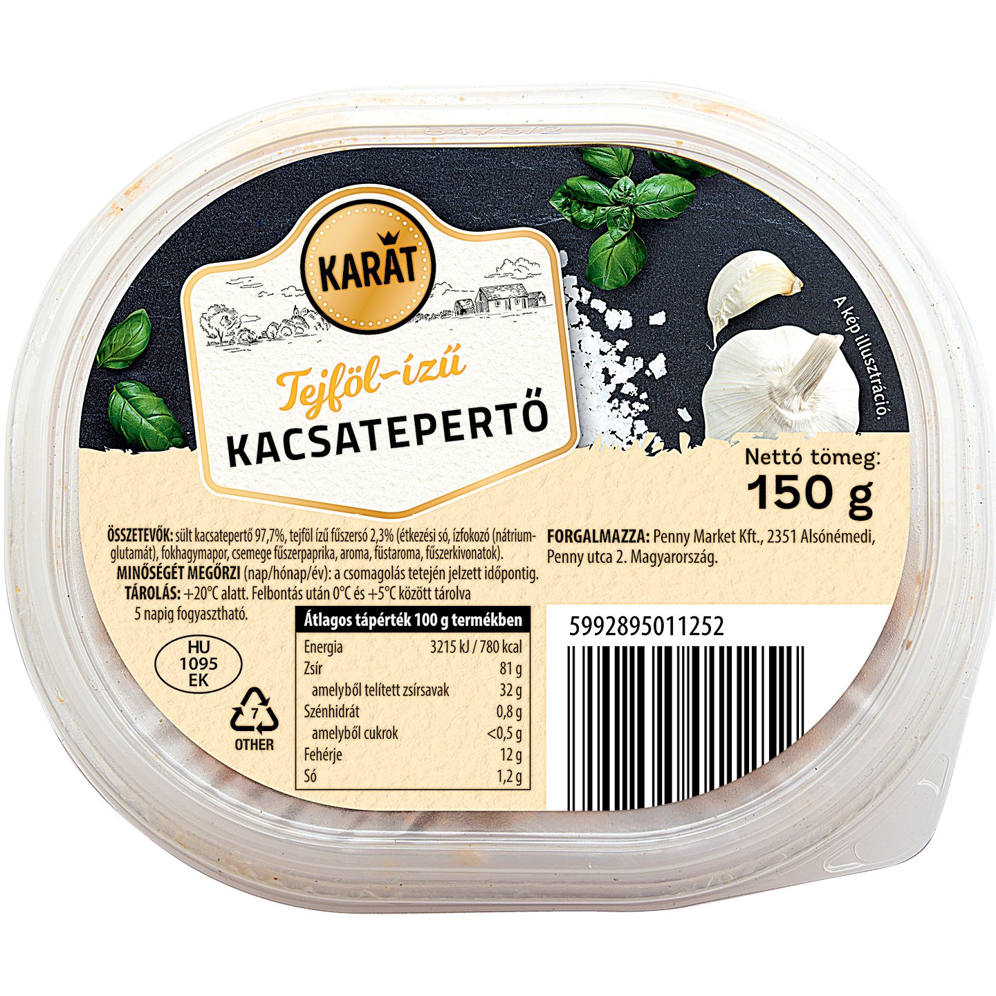 Karát Tejföl-Ízű Kacsatepertő