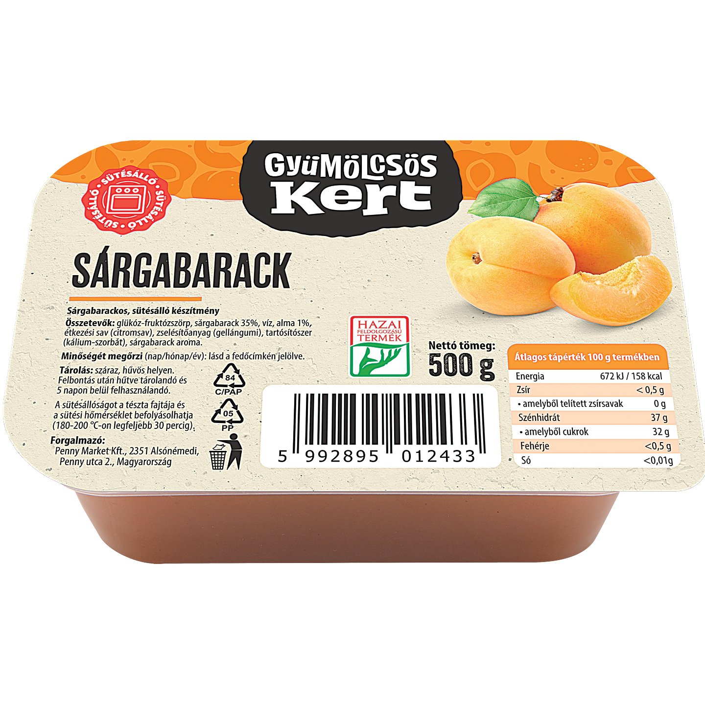 Gyümölcsöskert Sütésálló Dzsem