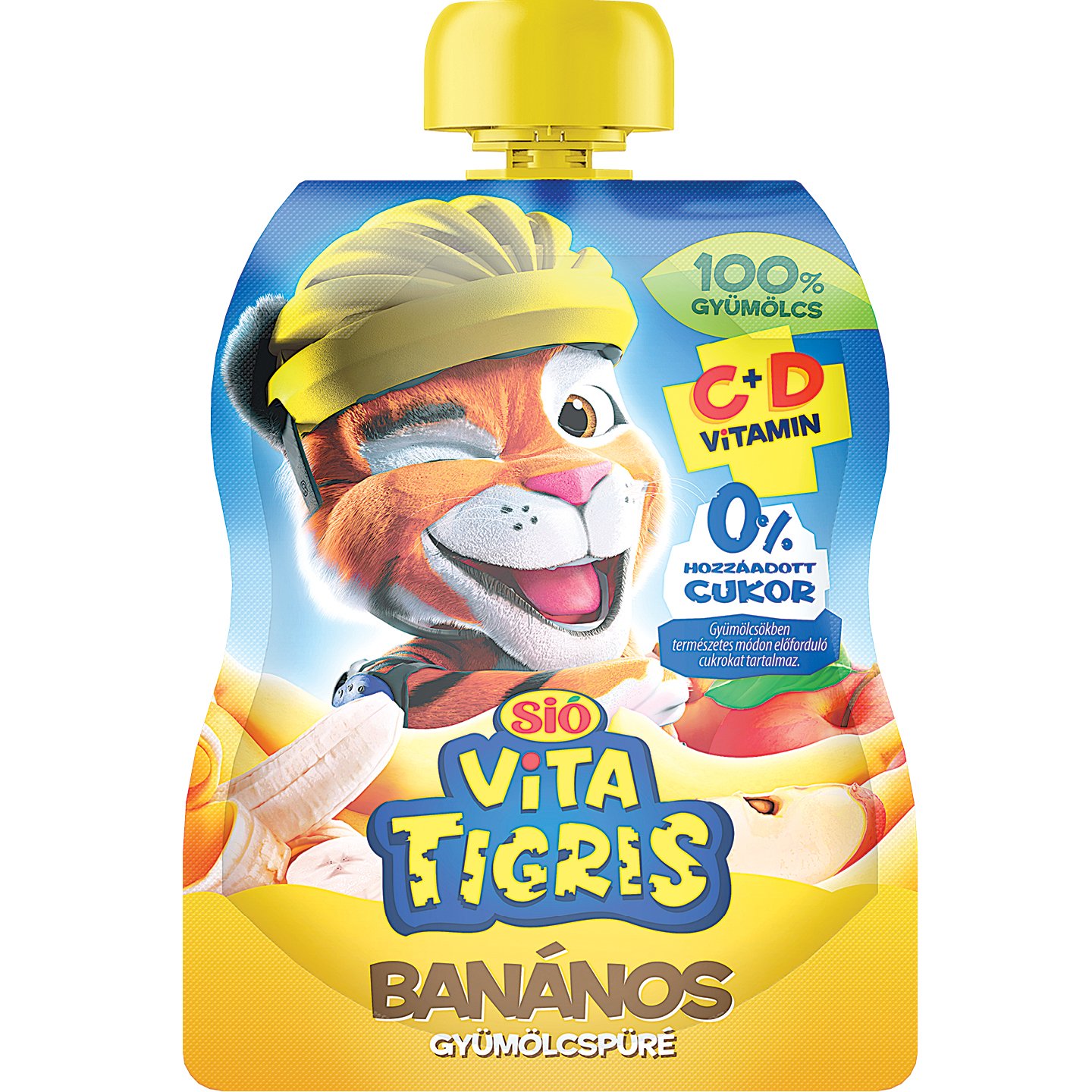 Sió Vitatigris Banános Ízű Gyümölcspüré