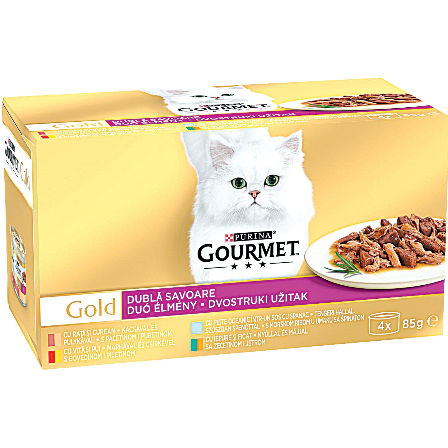 Gourmet Gold Duó Élmény Macskaeledel