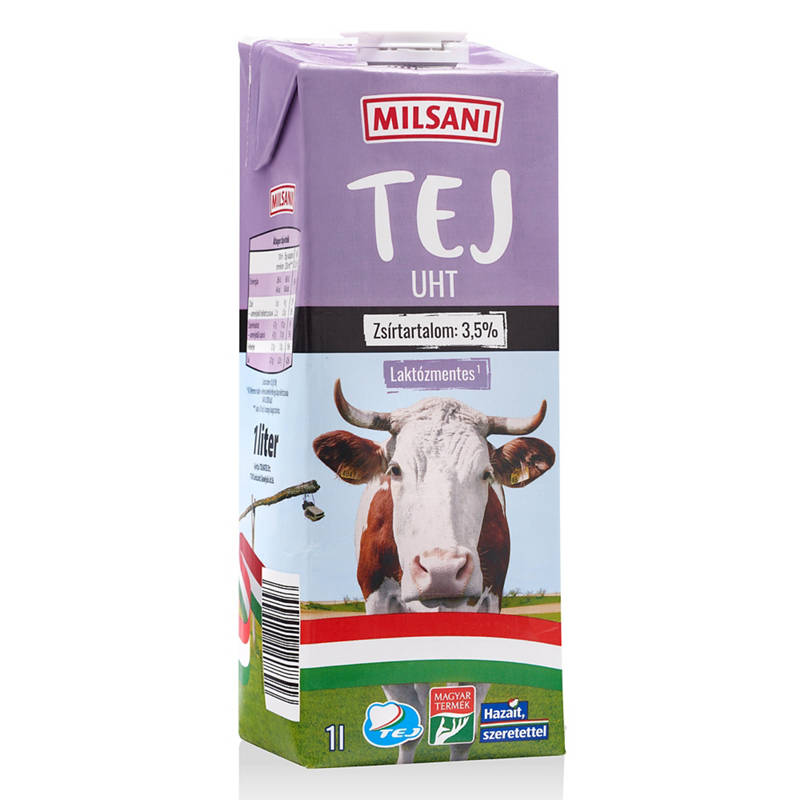 Laktózmentes UHT tej, 1 l