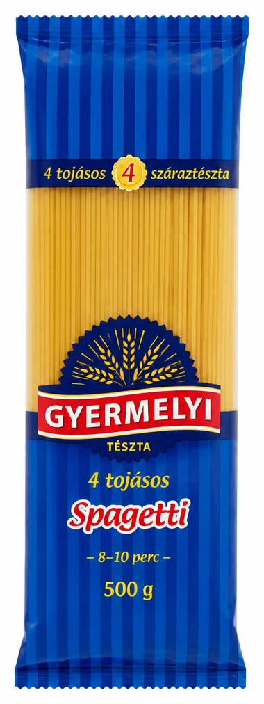 Gyermelyi 4 tojásos tészta Spagetti, Szarvacska