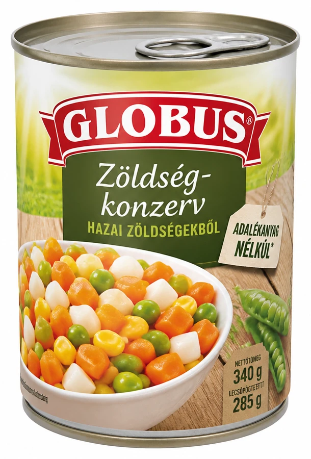 Globus zöldségkonzerv
