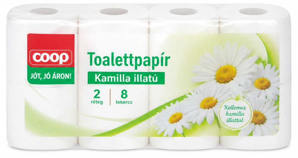 Coop toalettpapír Kamilla illatú 2 réteg