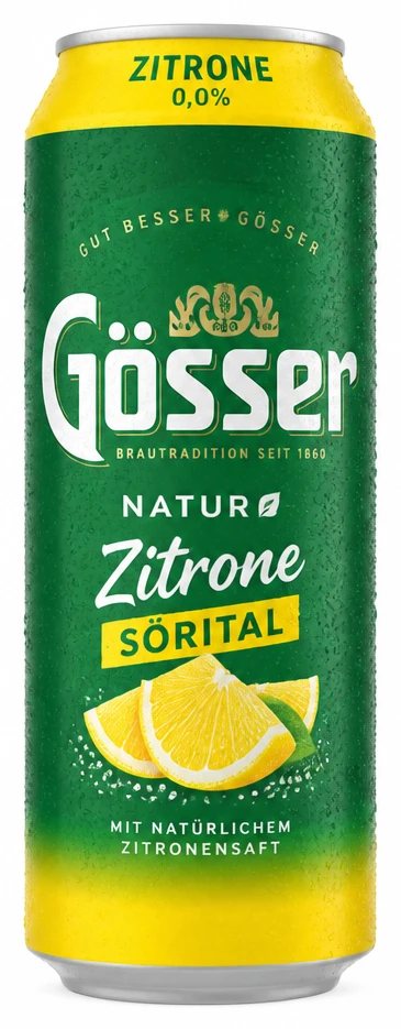 Gösser Natur Zitrone sörital