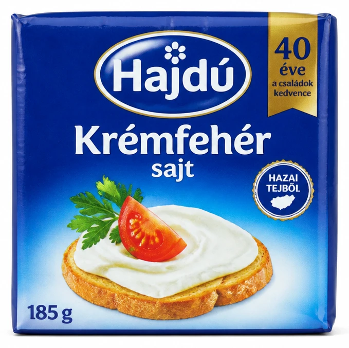Hajdú krémfehér sajt