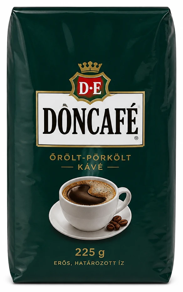D.E. őrölt-pörkölt kávé