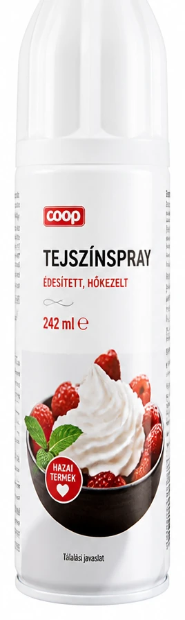 Coop tejszínspray