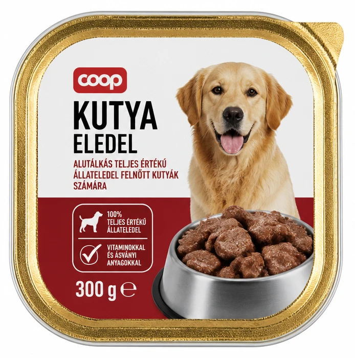 Coop alutálkás kutyaeledel