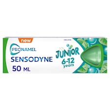 Sensodyne Pronamel Junior mentolos ízű fluoridos fogkrém 6-12 év 50 ml