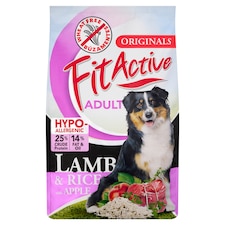 FitActive Bárány teljes értékű, búzamentes száraz eledel felnőtt kutyáknak 4 kg