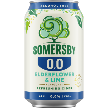 Somersby Elderflower-Lime doboz 0,0 % 0,33 l