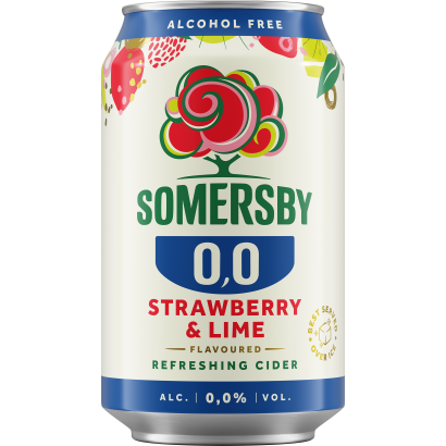 Somersby Strawberry&Lime alkoholmentes szénsavas ital eper-lime 330 ml