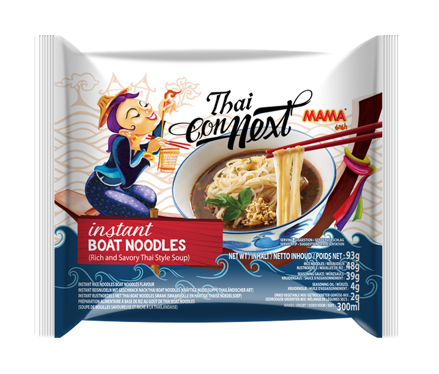 MAMA Thai ConNext Boat instant noodles