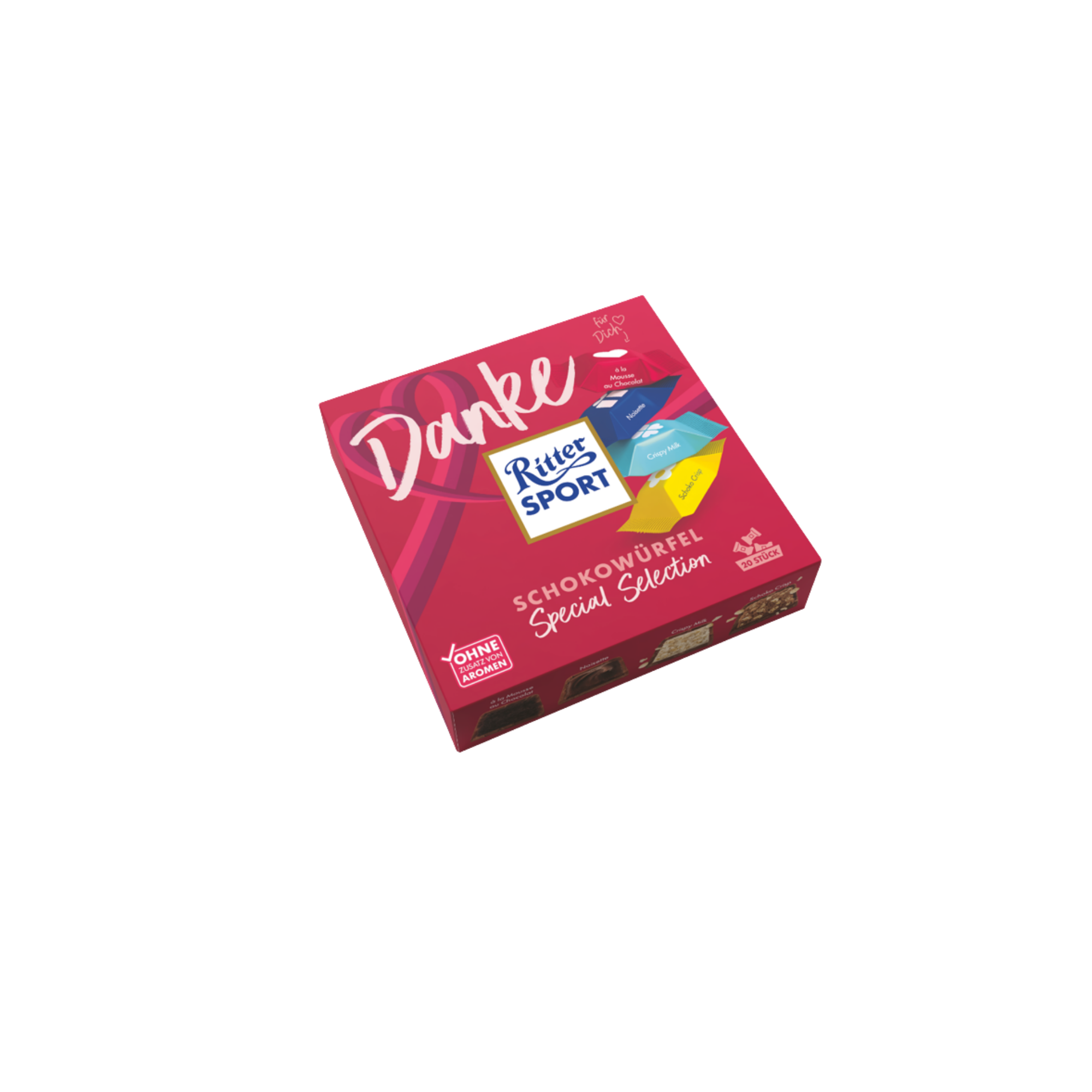 Ritter Sport Choco Cubes Box Thank You