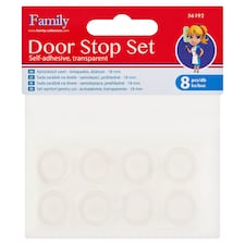 Family öntapadós, átlátszó ajtóütköző szett 8 db