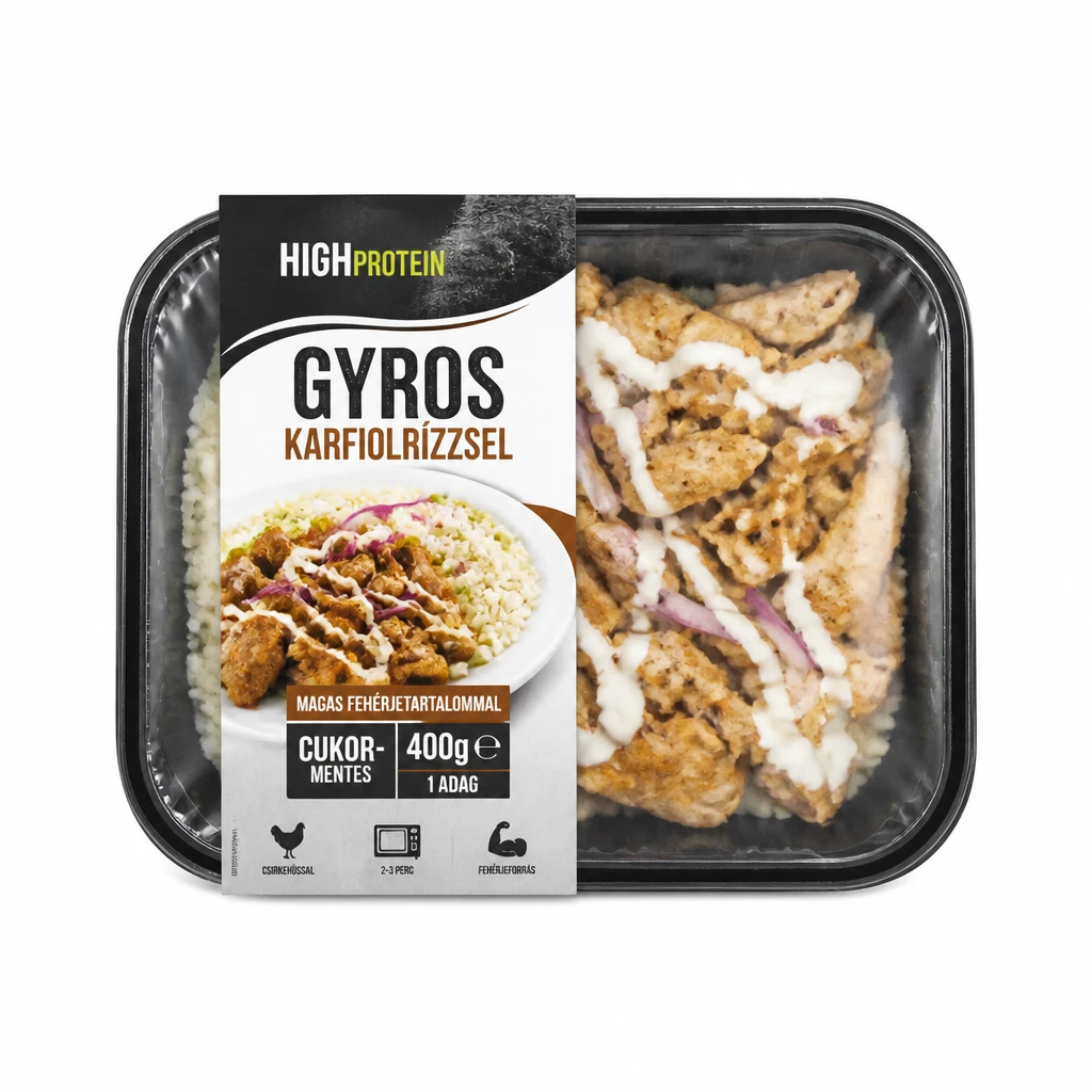 HighProtein gyros karfiolrízzsel 400 g