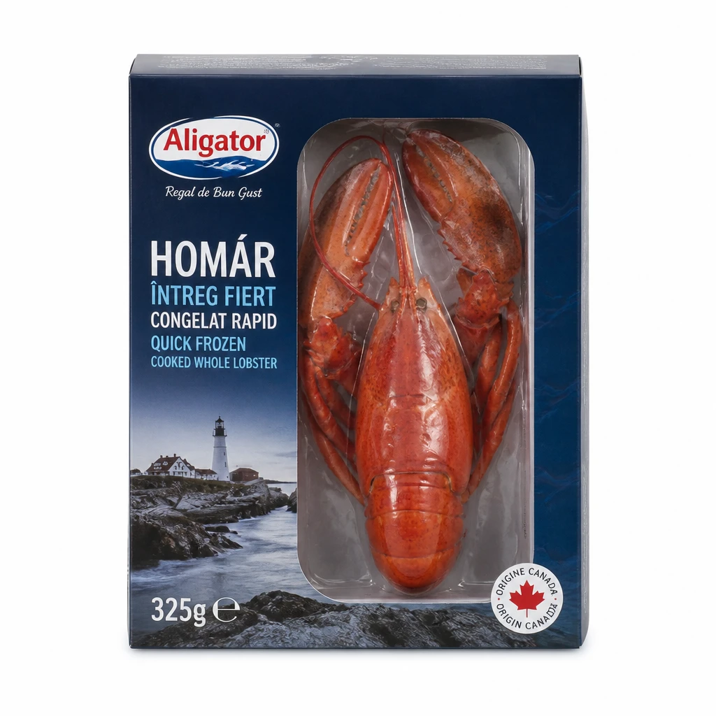 Aligator gyorsfagyasztott előfőzött egész homár 325 g