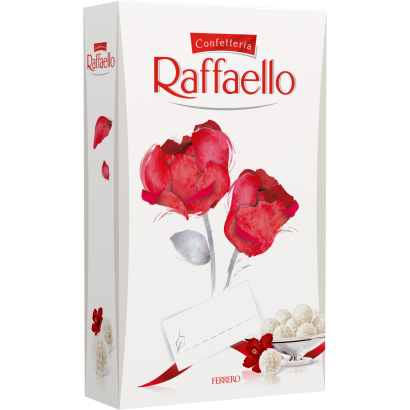 Raffaello ropogós, kókuszos ostyakülönlegesség, belsejében egész szem mandulával 80 g