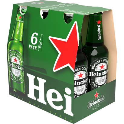 Heineken minőségi világos sör 5% 6 x 25 cl