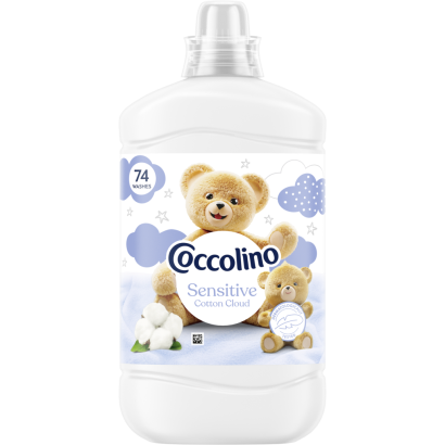Coccolino Sensitive Cotton Cloud öblítőkoncentrátum 74 mosás 1700 ml