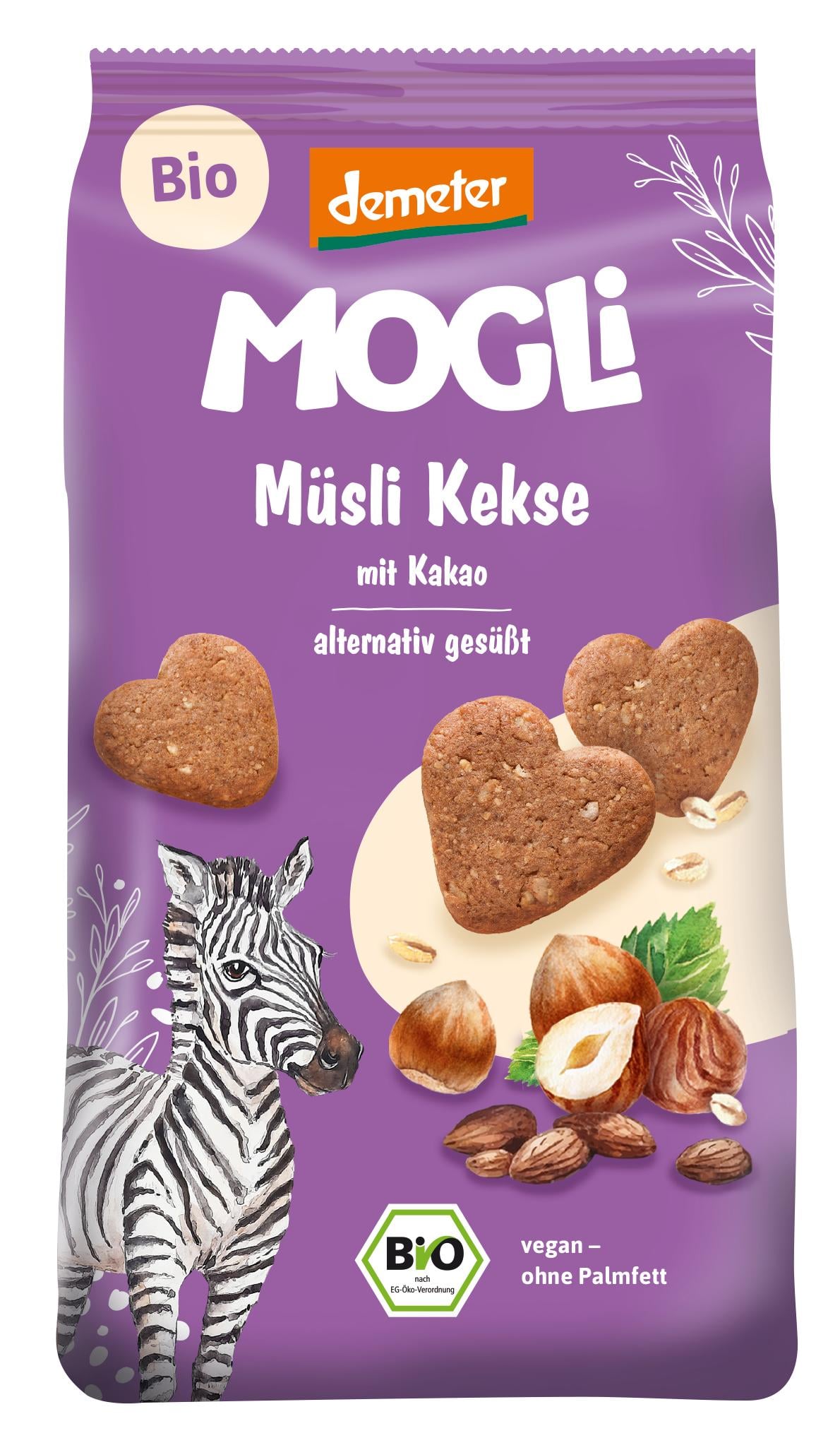 Mogli bio kakaós müzlikeksz zabpehellyel