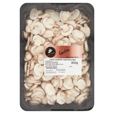 Gastro Fehér Szeletelt Csiperkegomba 800 g