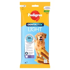 Pedigree Dentastix Light kiegészítő állateledel 4 hónapnál idősebb kutyák számára pulykával 152 g