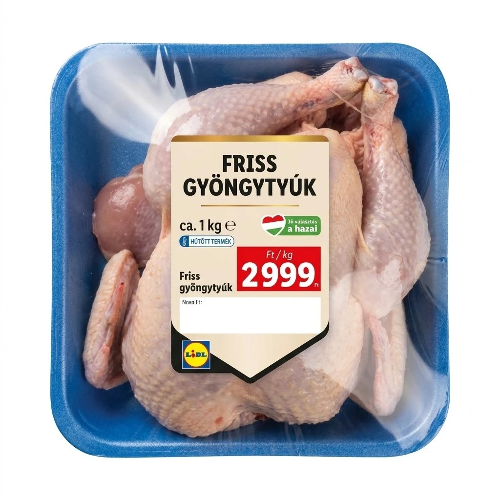 Friss gyöngytyúk