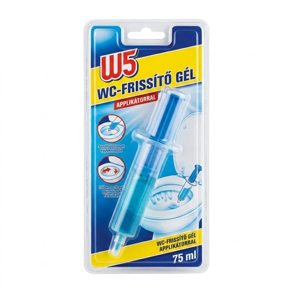 W5 WC-frissítő gél applikátorral