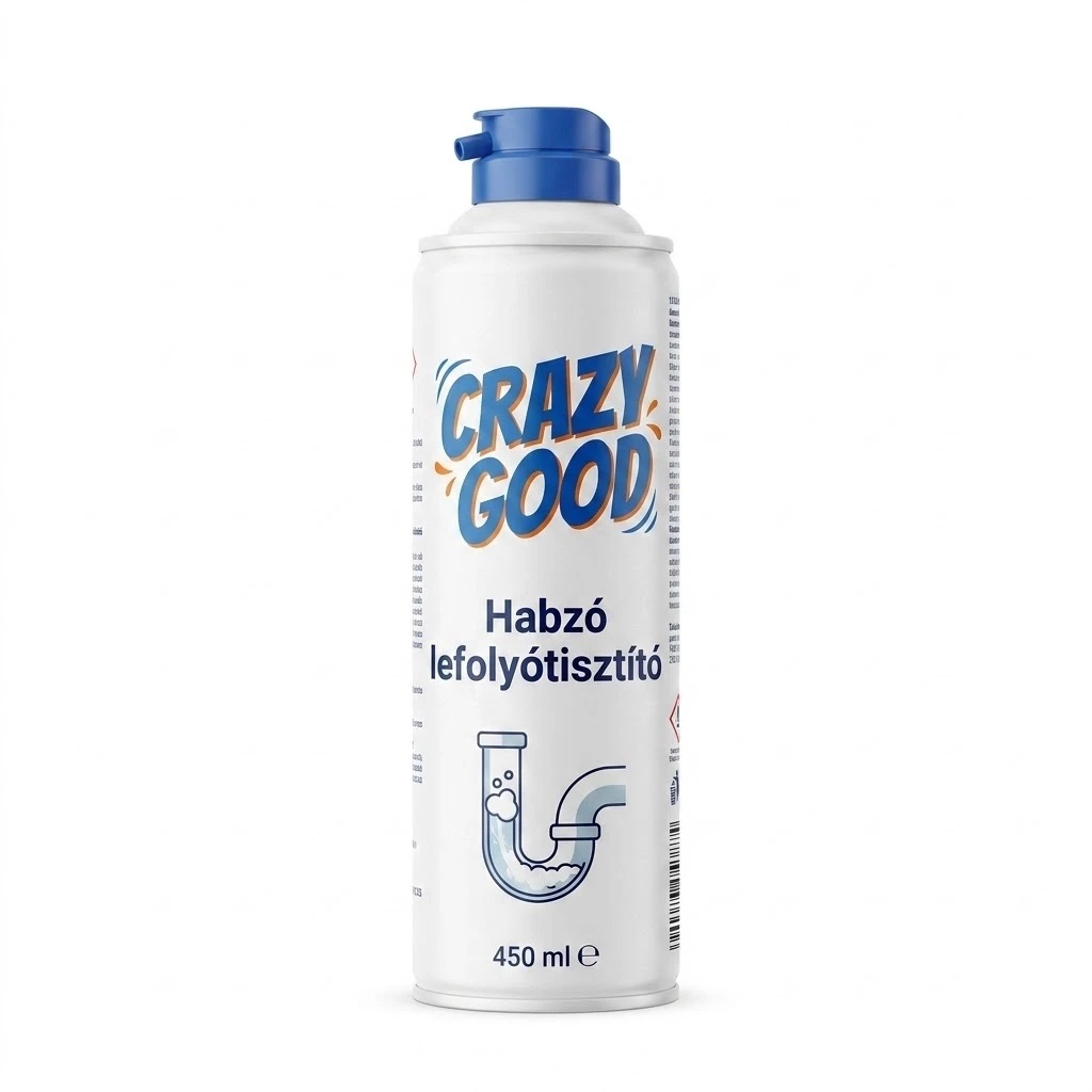 CRAZY GOOD Habzó lefolyótisztító